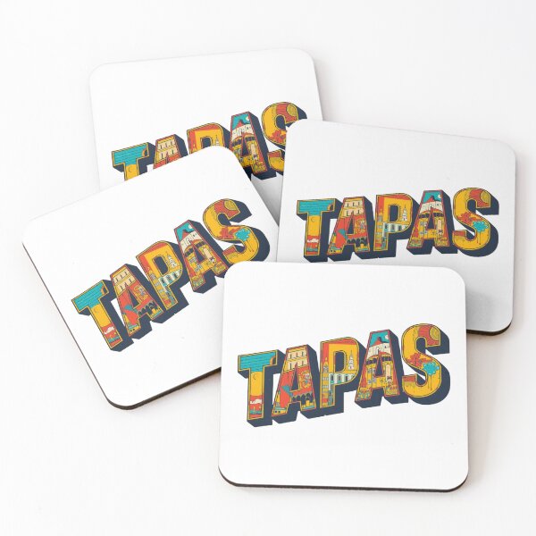 Item preview, Colorful Tapas Illustration designed and sold by RDproject.