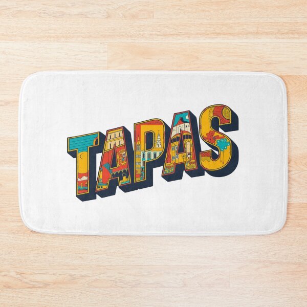 Item preview, Colorful Tapas Illustration designed and sold by RDproject.