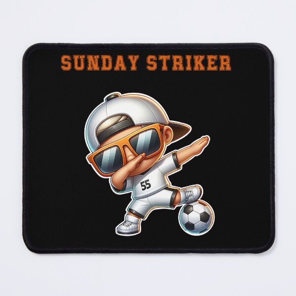 Item preview, Sunday Striker – Funny Weekend Soccer designed and sold by Maggiepeshop.