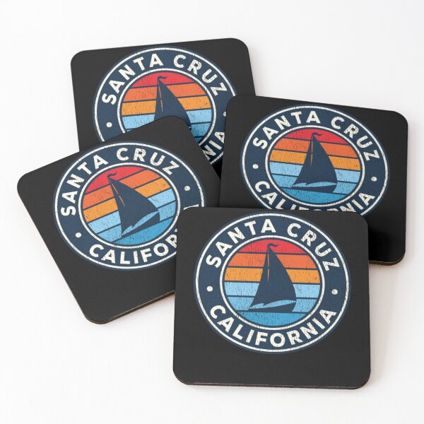 Item preview, Santa Cruz CA Classic Sailboat Retro 70s designed and sold by boatngsxzx.