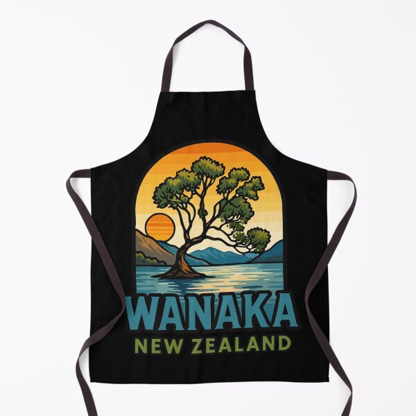 Item preview, Wanaka New Zealand Retro Travel designed and sold by TomFrontierArt.