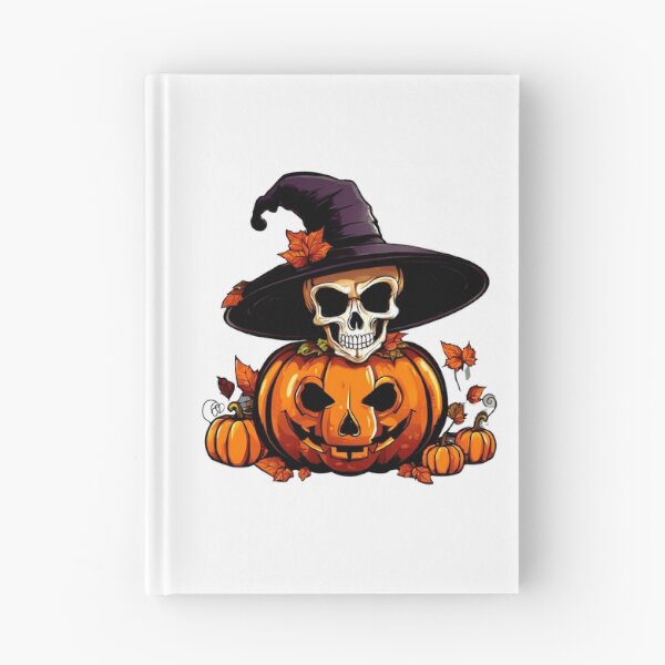 Item preview, Skull in a Pumpkin Hat designed and sold by Zofia Sosnecka.