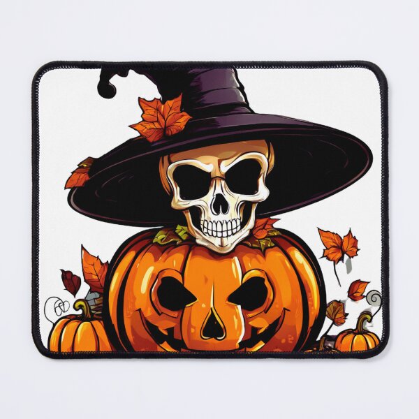 Item preview, Skull in a Pumpkin Hat designed and sold by Zofia Sosnecka.