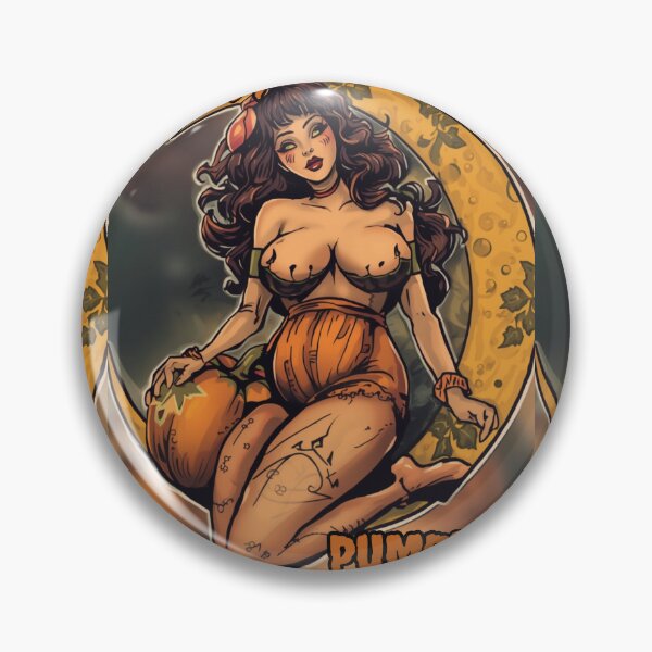 Item preview, Pin-up Slutty Pumpkin  designed and sold by Shikrolao.