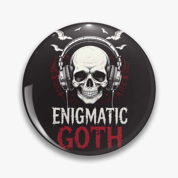 Artikelvorschau, Enigmatic Goth (Schädel mit Kopfhörern) | Musik-Logo entworfen und verkauft von EnigmaticGoth.