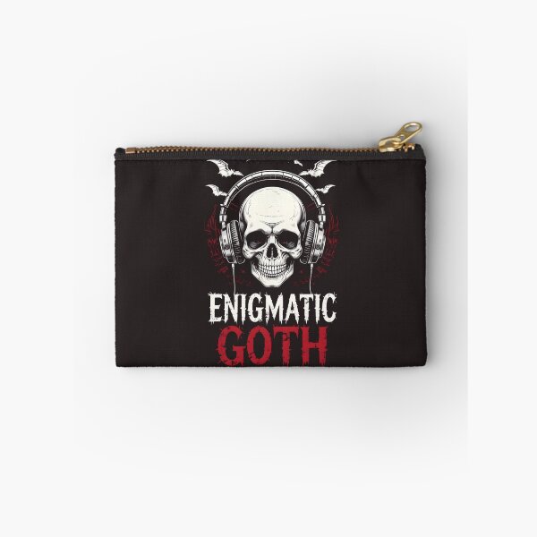 Item preview, Enigmatic Goth Skull with Headphones | Gothic Music, Darkwave & Metal Art designed and sold by EnigmaticGoth.