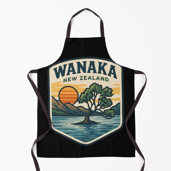 Item preview, Wanaka New Zealand Retro Vintage Travel designed and sold by TomFrontierArt.
