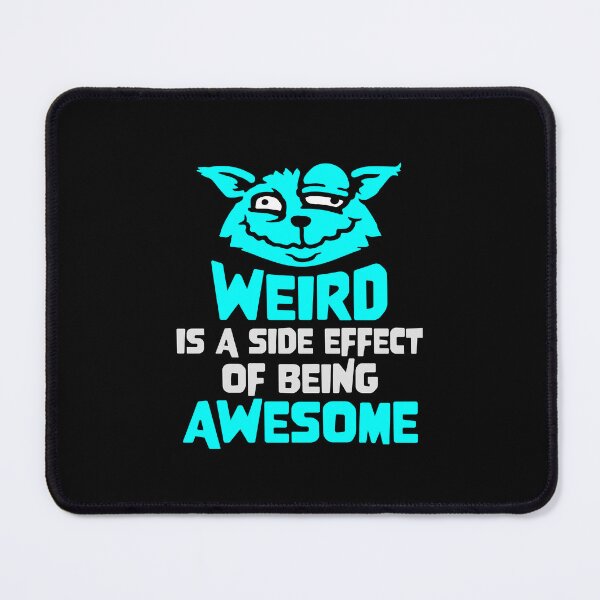 Item preview, Cat Lady Weird is a side effect of being awesome designed and sold by shirt-o-mat.