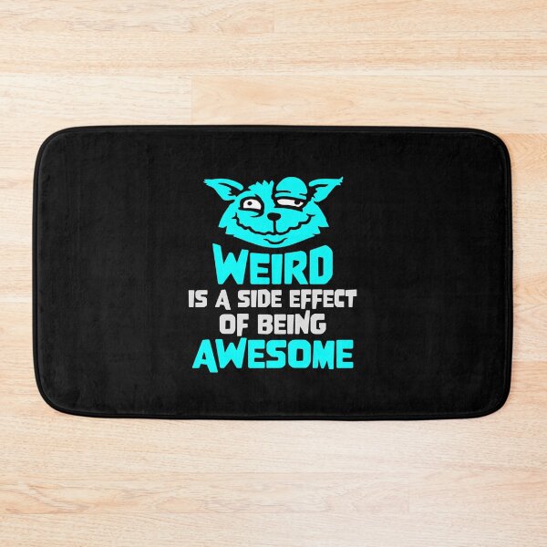 Item preview, Cat Lady Weird is a side effect of being awesome designed and sold by shirt-o-mat.