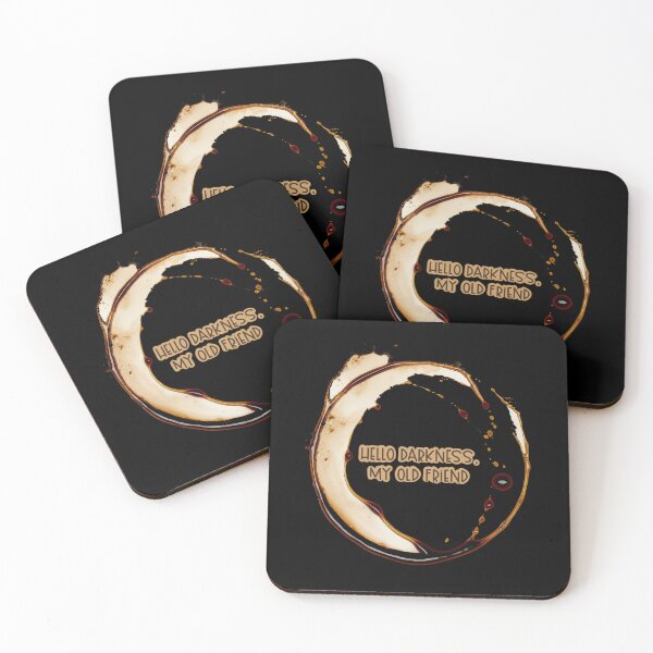 Item preview, Hello Darkness - Coffee Art designed and sold by gracefullizard.