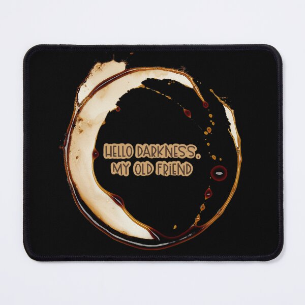 Item preview, Hello Darkness - Coffee Art designed and sold by gracefullizard.