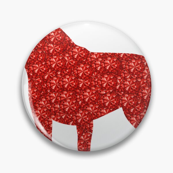 Item preview, Red Rhinestone  Pit Bull Dog designed and sold by TheIconSmith.