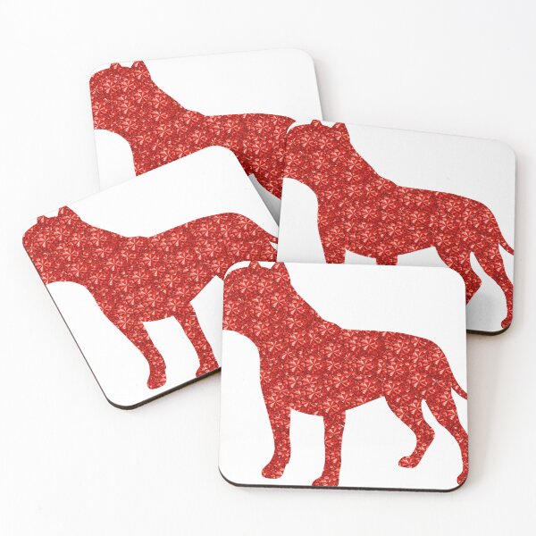 Item preview, Red Rhinestone  Pit Bull Dog designed and sold by TheIconSmith.