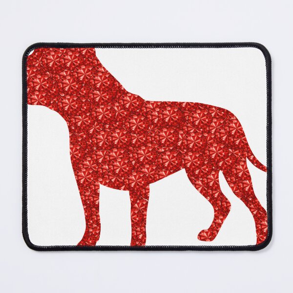 Item preview, Red Rhinestone  Pit Bull Dog designed and sold by TheIconSmith.