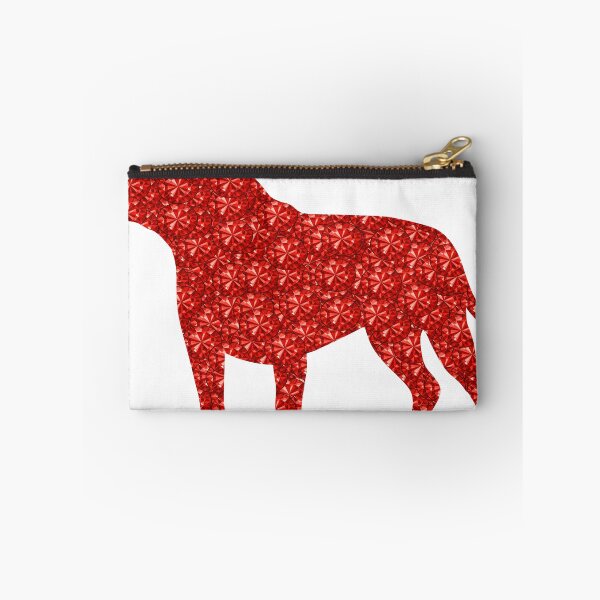 Item preview, Red Rhinestone  Pit Bull Dog designed and sold by TheIconSmith.