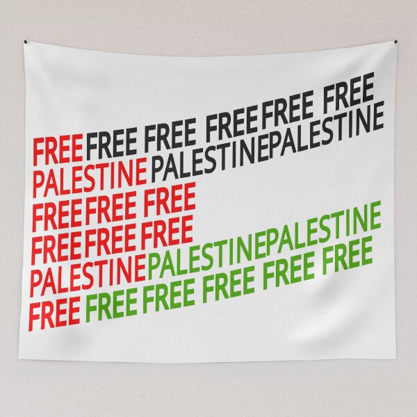 Item preview, FREE FREE FREE PALESTINE designed and sold by piscininha.