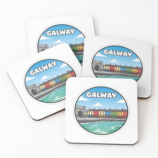 Item preview, Galway Gift, Ireland Spanish Arch Souvenir Sticker designed and sold by Patterned by Pixels.