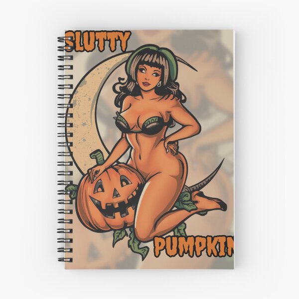 Item preview, Retro Pin-up Slutty Pumpkin designed and sold by Shikrolao.