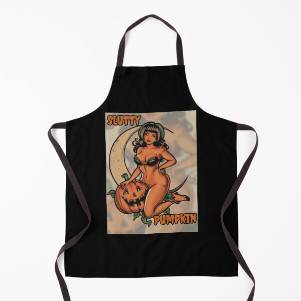 Item preview, Retro Pin-up Slutty Pumpkin designed and sold by Shikrolao.