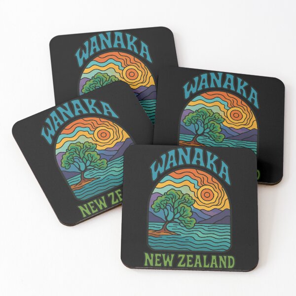 Item preview, Wanaka New Zealand Retro Trippy designed and sold by TomFrontierArt.