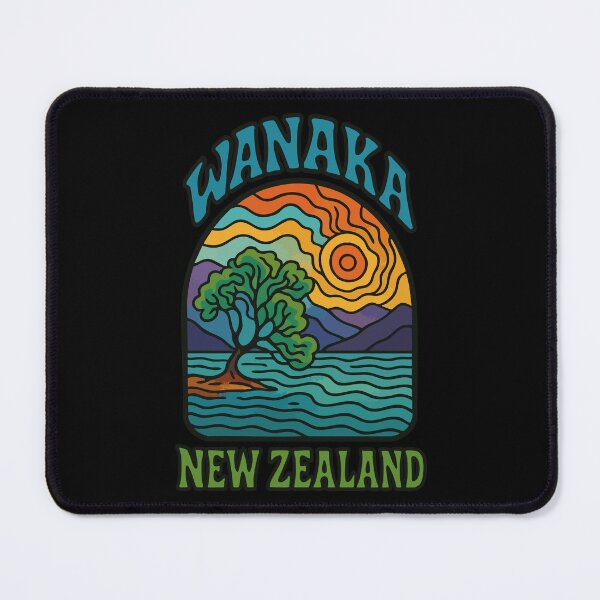 Item preview, Wanaka New Zealand Retro Trippy designed and sold by TomFrontierArt.