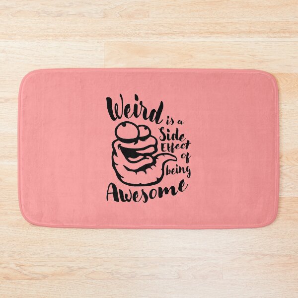 Item preview, Crazy Worm Weird is a side effect of being awesome designed and sold by shirt-o-mat.