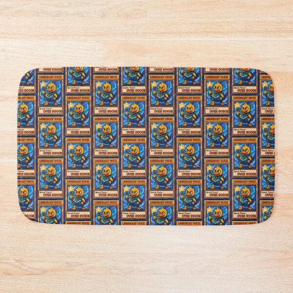 Item preview, Legendary Duck Quack Power Over 9000 Funny Trading Card Design designed and sold by TeeTimeTreasure.