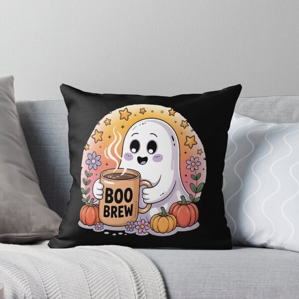 Item preview, Boo Brew Coffee Ghost T-Shirt | Kawaii  Ghost Coffee  Graphic Cozy Halloween  designed and sold by al21ex.