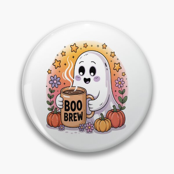 Item preview, Boo Brew Coffee Ghost T-Shirt | Kawaii  Ghost Coffee  Graphic Cozy Halloween  designed and sold by al21ex.