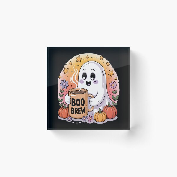Item preview, Boo Brew Coffee Ghost T-Shirt | Kawaii  Ghost Coffee  Graphic Cozy Halloween  designed and sold by al21ex.