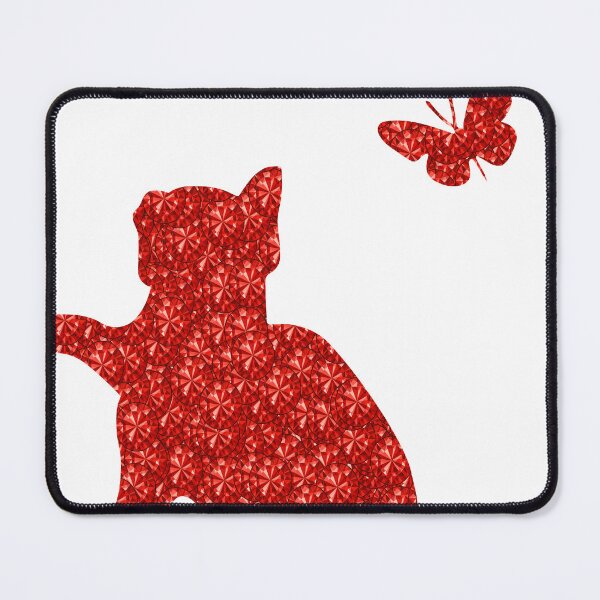 Item preview, Red Rhinestone  Kitten Playing With Butterflies designed and sold by TheIconSmith.