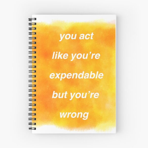 Item preview, You Act Like You’re Expendable designed and sold by carrie-does-art.