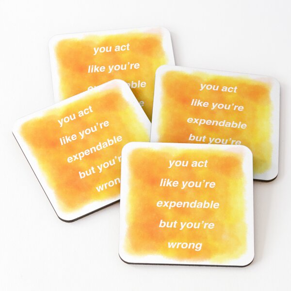 Item preview, You Act Like You’re Expendable designed and sold by carrie-does-art.