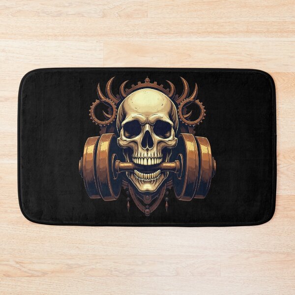 Item preview, Steampunk Skull Gym – Training shirt for real powerhouses designed and sold by Hans-Design.