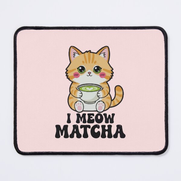 Item preview, I meow matcha, a sweet gift for cats lovers and matcha, unique design designed and sold by Edvole.