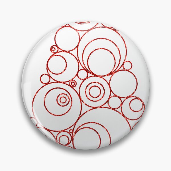 Item preview, Red Rhinestone Circles Christmas Tree designed and sold by TheIconSmith.
