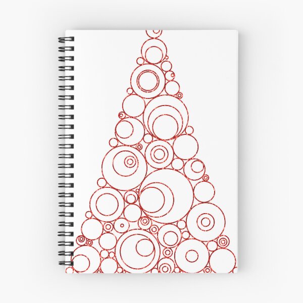 Item preview, Red Rhinestone Circles Christmas Tree designed and sold by TheIconSmith.