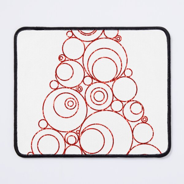Item preview, Red Rhinestone Circles Christmas Tree designed and sold by TheIconSmith.