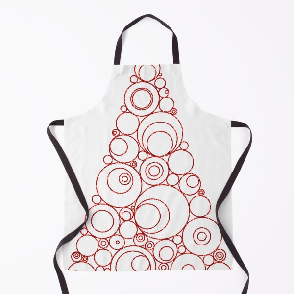 Item preview, Red Rhinestone Circles Christmas Tree designed and sold by TheIconSmith.