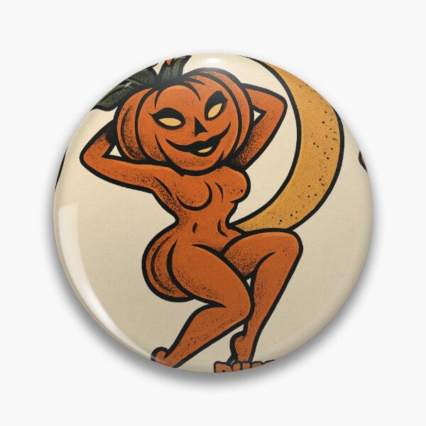 Item preview, Graphic Pin-up Slutty Pumpkin designed and sold by Shikrolao.