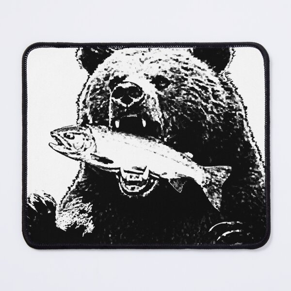 Item preview, Fierce Bear, Catching Salmon. designed and sold by dakotii.
