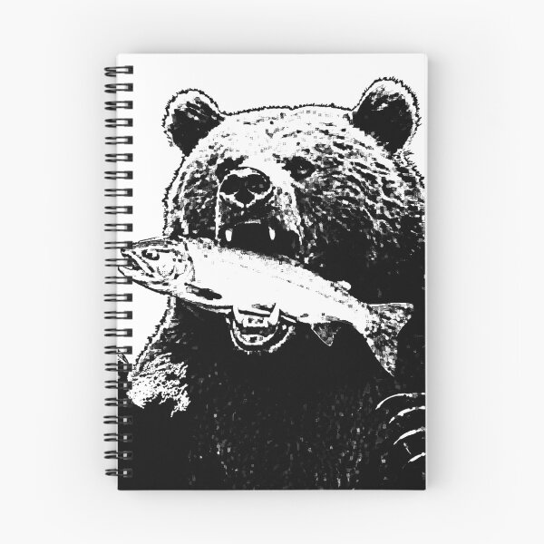 Item preview, Fierce Bear, Catching Salmon. designed and sold by dakotii.
