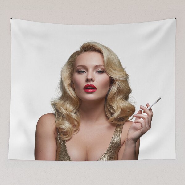 Item preview, Golden Glam Blonde Beauty with Sultry Retro Vibes. designed and sold by Spark2Seduction.