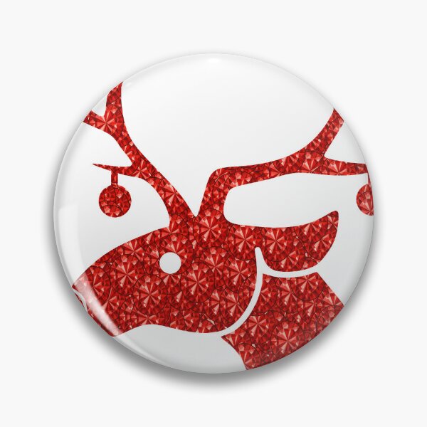 Item preview, Red Rhinestone  Christmas Reindeer designed and sold by TheIconSmith.