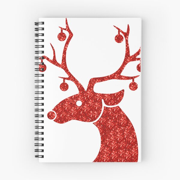 Item preview, Red Rhinestone  Christmas Reindeer designed and sold by TheIconSmith.
