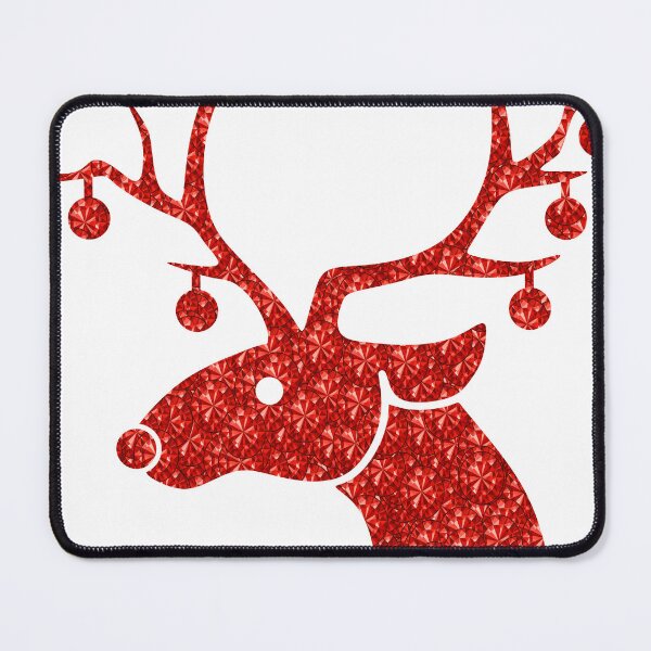 Item preview, Red Rhinestone  Christmas Reindeer designed and sold by TheIconSmith.