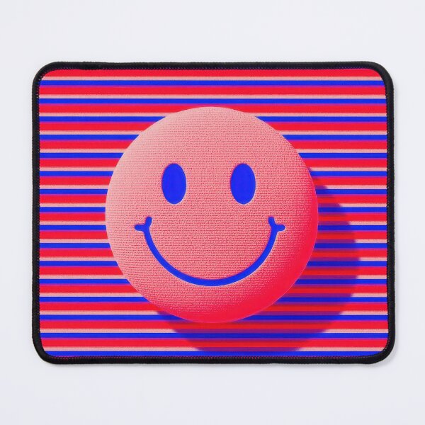 Item preview, Red smiley retro illustration designed and sold by ArtHouseNiklas.