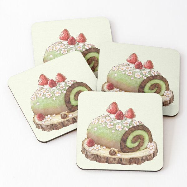 Item preview, Whimsical Woodland Roll Cake Artwork designed and sold by DesignsBySloan.