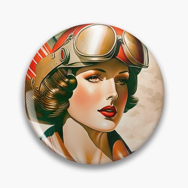 Item preview, Art Deco Aviatrix designed and sold by LanaGustavsson.