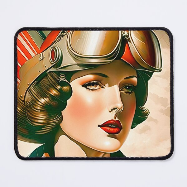 Item preview, Art Deco Aviatrix designed and sold by LanaGustavsson.
